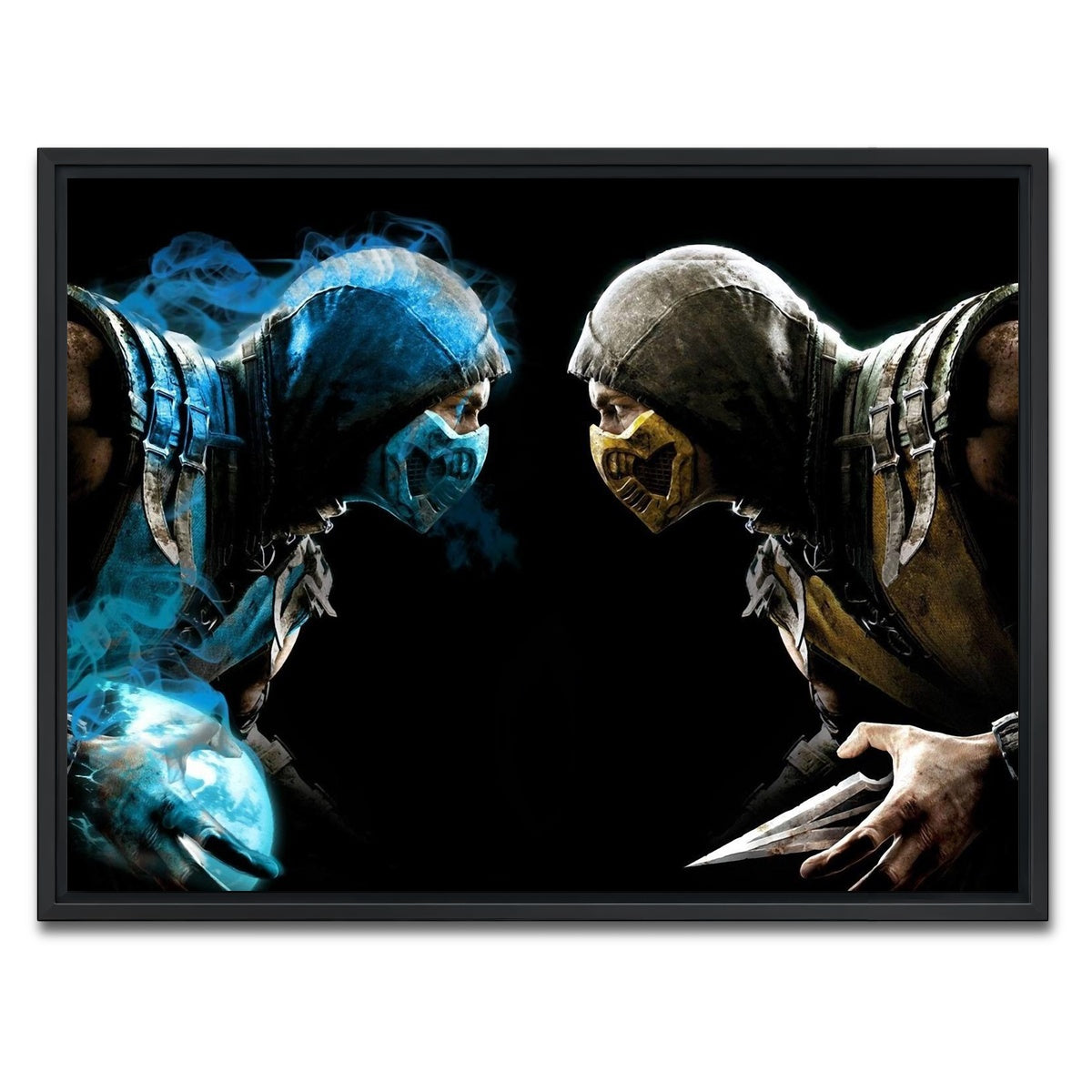 AUTO-MOCKUP WHITE | Mortal Kombat | 1 Piece | Black Framed Canvas | group=4x3