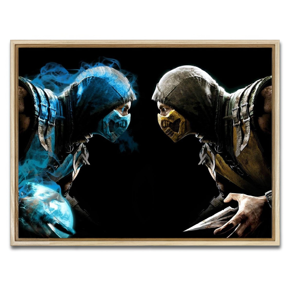 AUTO-MOCKUP WHITE | Mortal Kombat | 1 Piece | Natural Framed Canvas | group=4x3
