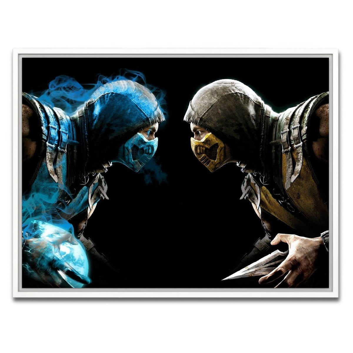 AUTO-MOCKUP WHITE | Mortal Kombat | 1 Piece | White Framed Canvas | group=4x3