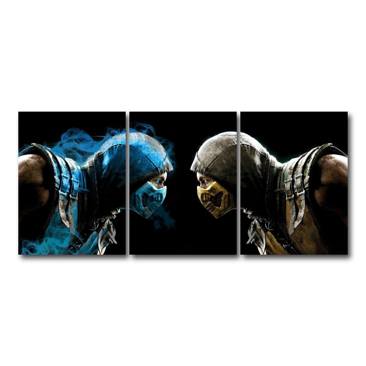 AUTO-MOCKUP WHITE | Mortal Kombat | 3 Piece | Gallery Wrap Canvas | group=18x24