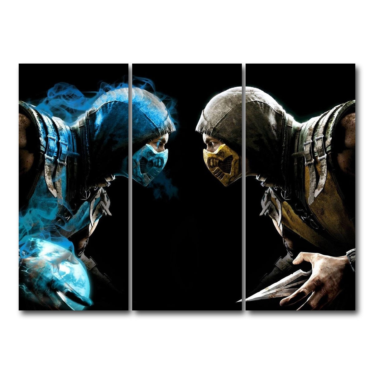 AUTO-MOCKUP WHITE | Mortal Kombat | 3 Piece | Gallery Wrap Canvas | group=8x18