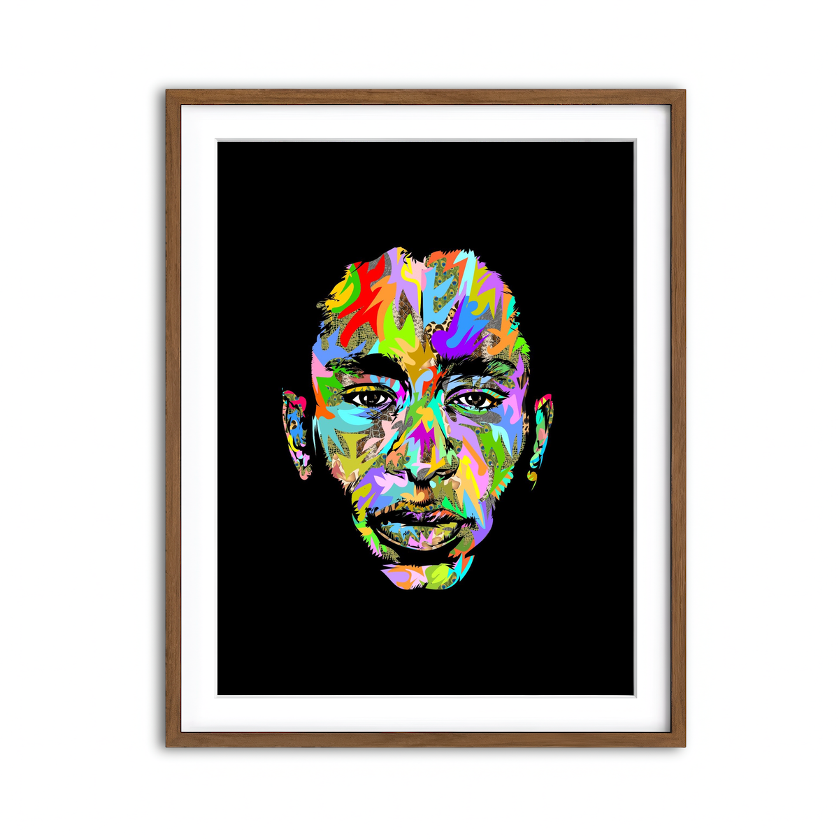 Framed Print 3x4 Walnut