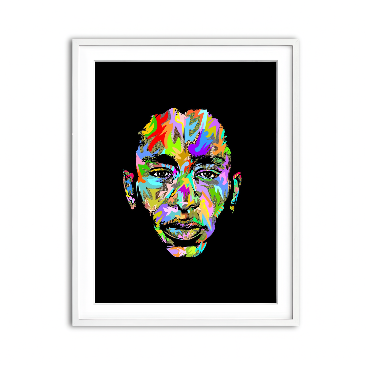 Framed Print 3x4 White
