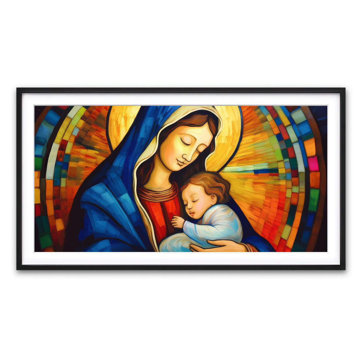 Framed Print 2x1 Black