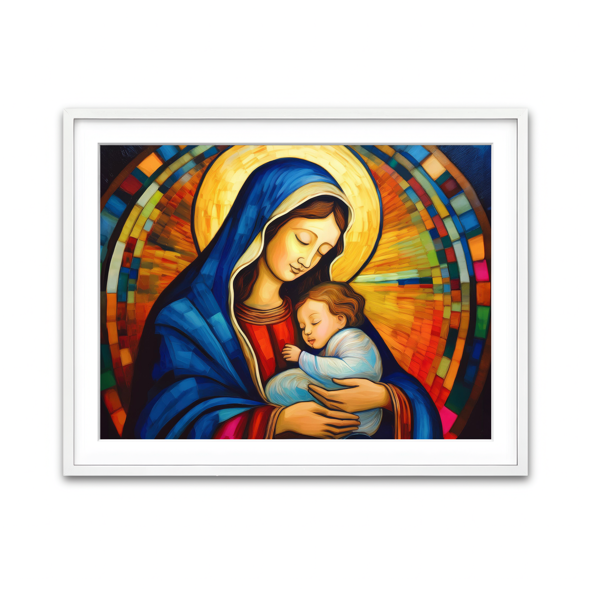 Framed Print 4x3 White