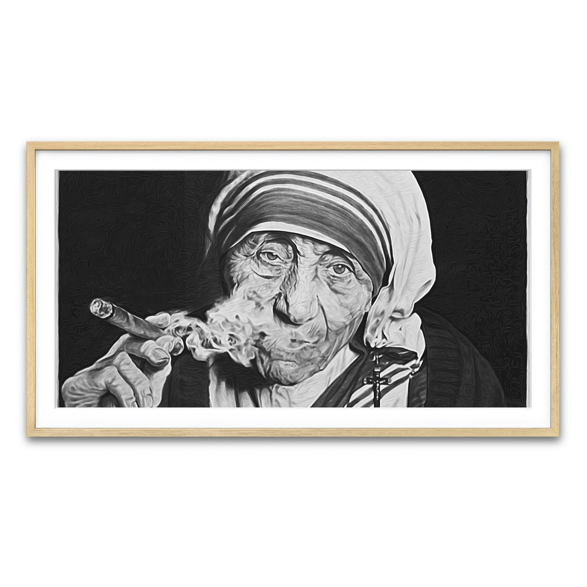 Framed Print 2x1 Natural