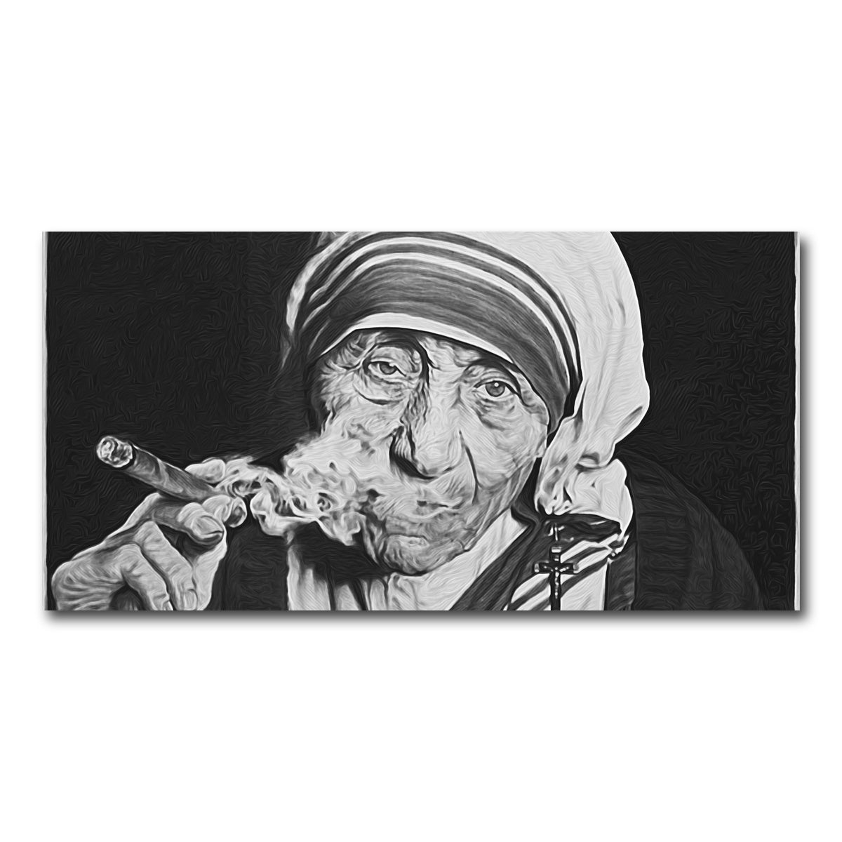AUTO-MOCKUP WHITE | Mother Teresa | 1 Piece | Gallery Wrap Canvas | group=2x1