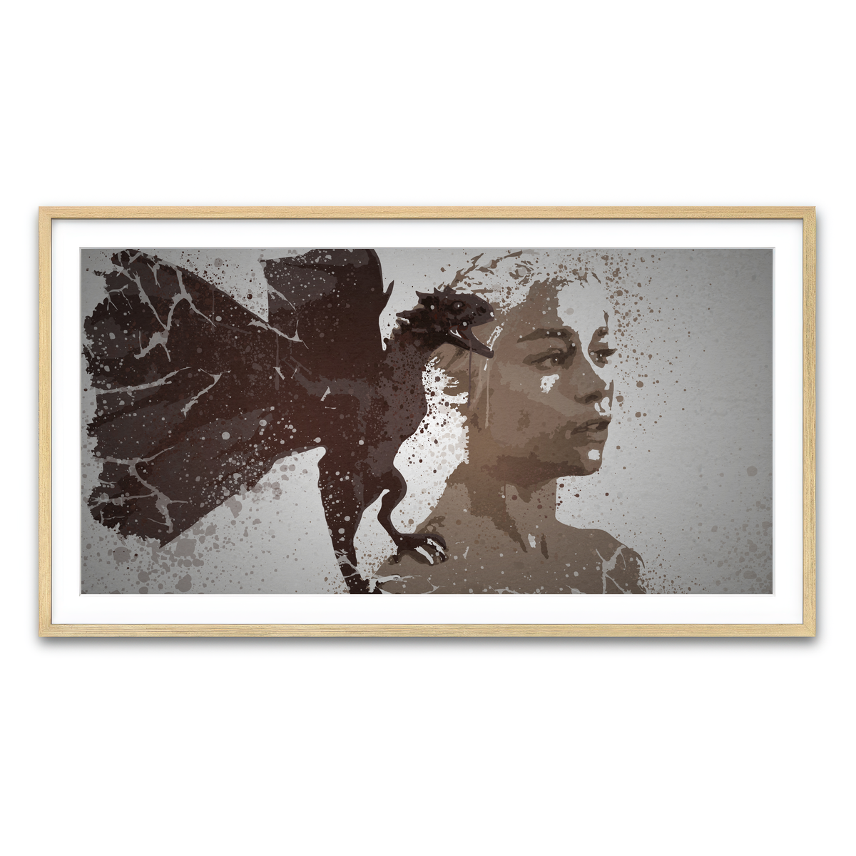 Framed Print 2x1 Natural