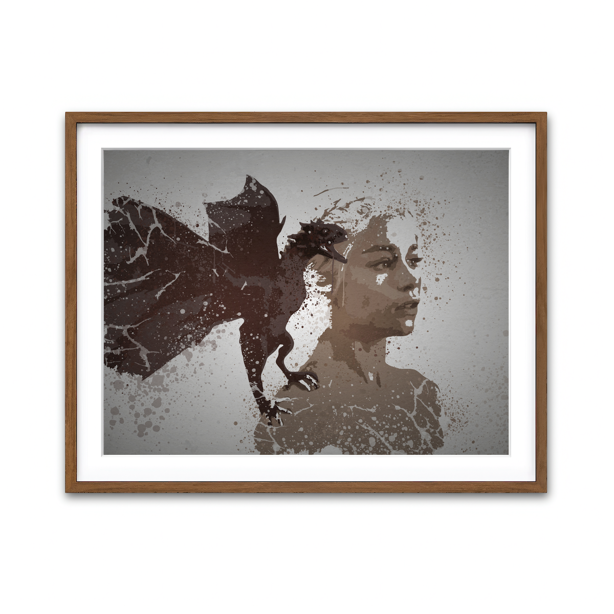 Framed Print 4x3 Walnut