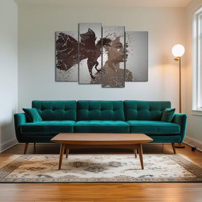 AUTO-MOCKUP ROOM | Mother of Dragons Splatter