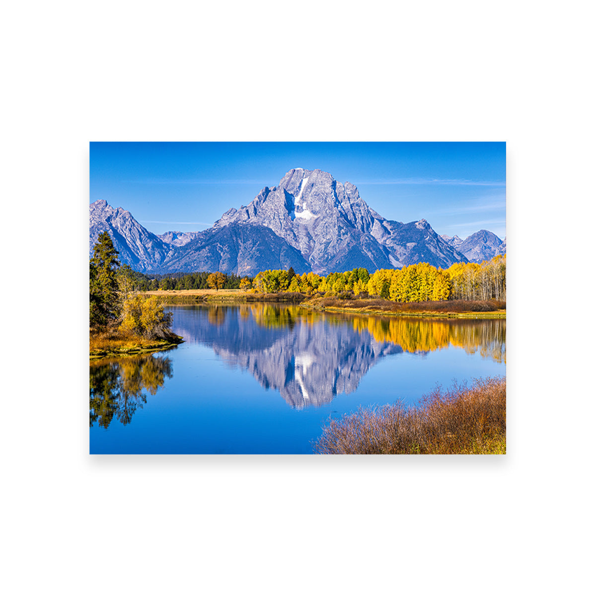 Mount Moran and Reflections Wall Art