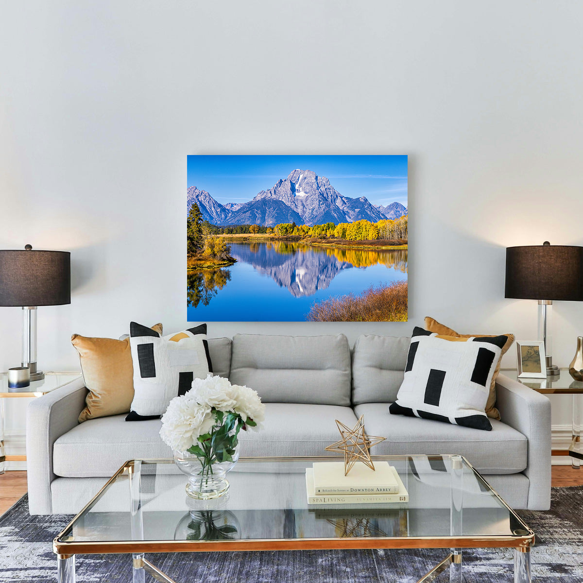 Mount Moran and Reflections Wall Art