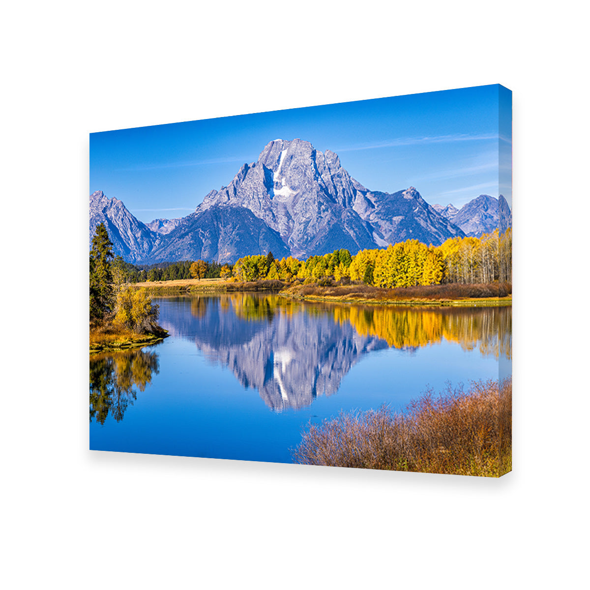 Mount Moran and Reflections Wall Art