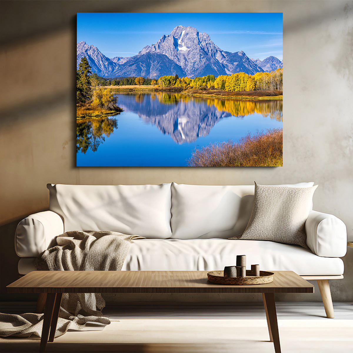 Mount Moran and Reflections Wall Art