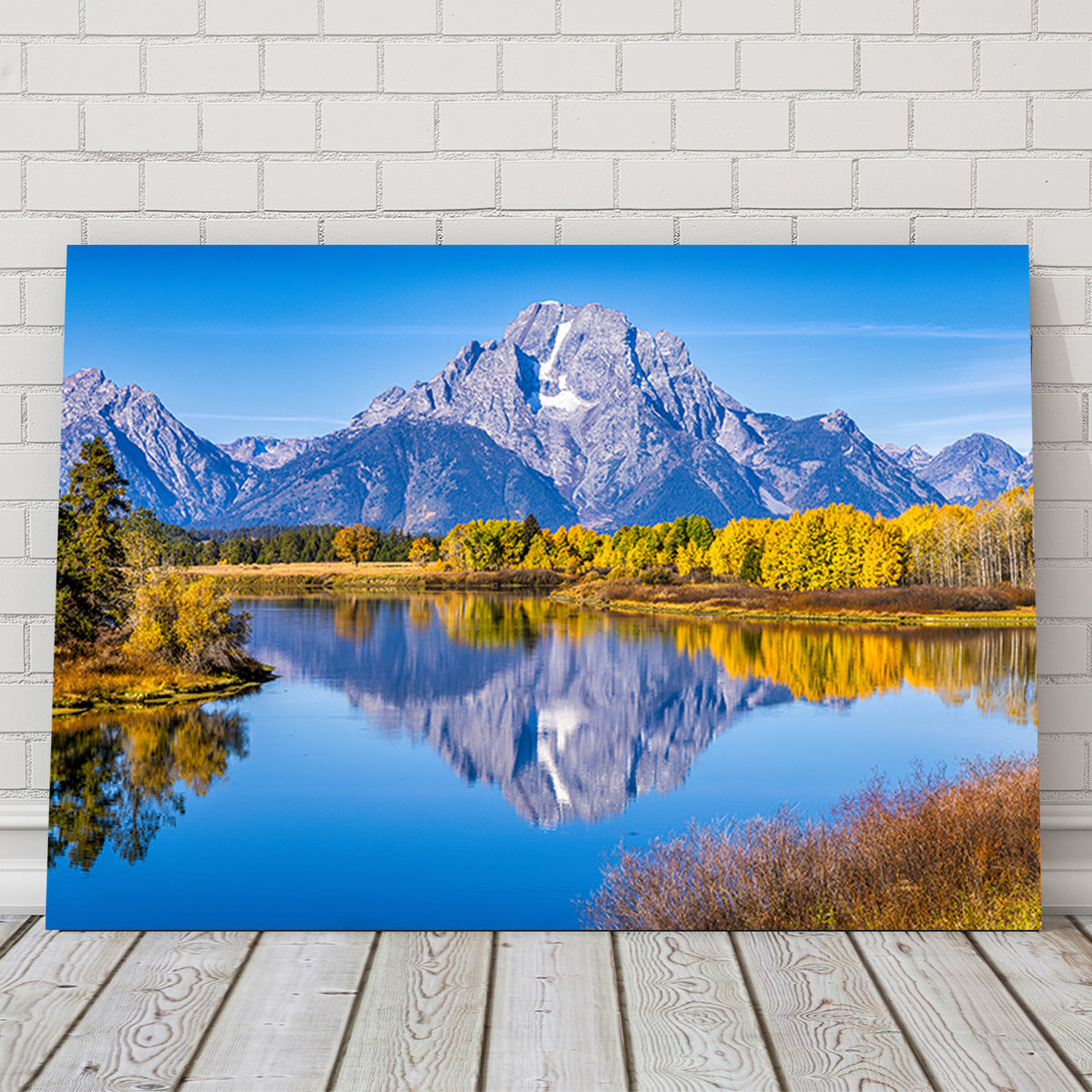 Mount Moran and Reflections Wall Art