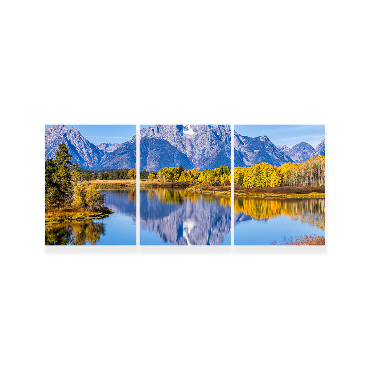 Mount Moran and Reflections Wall Art