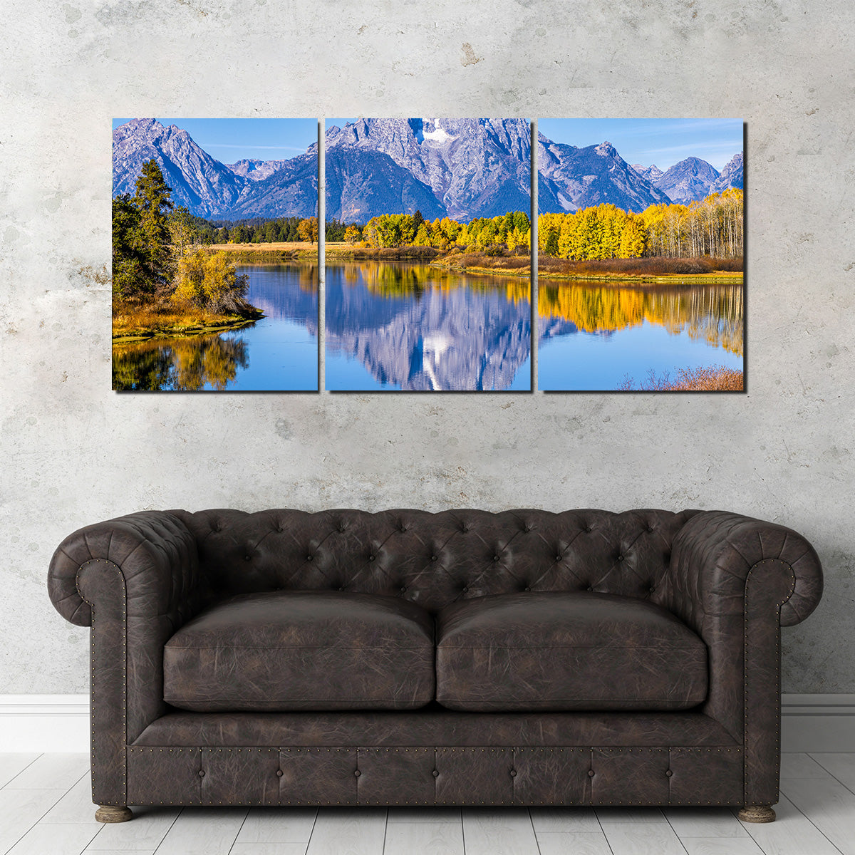 Mount Moran and Reflections Wall Art