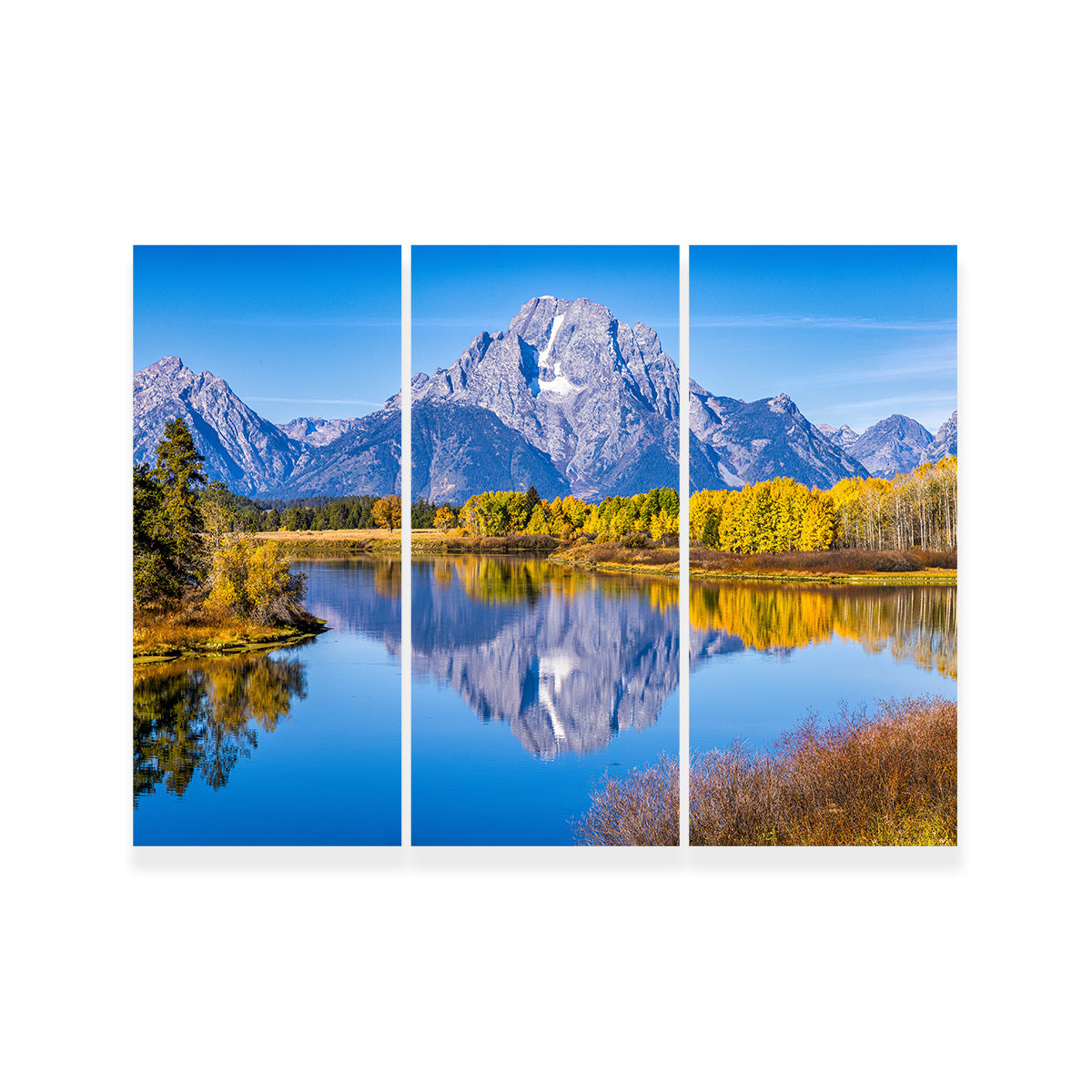 Mount Moran and Reflections Wall Art