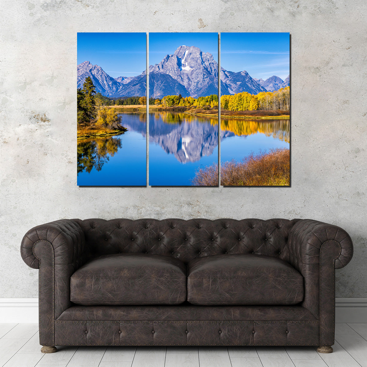 Mount Moran and Reflections Wall Art