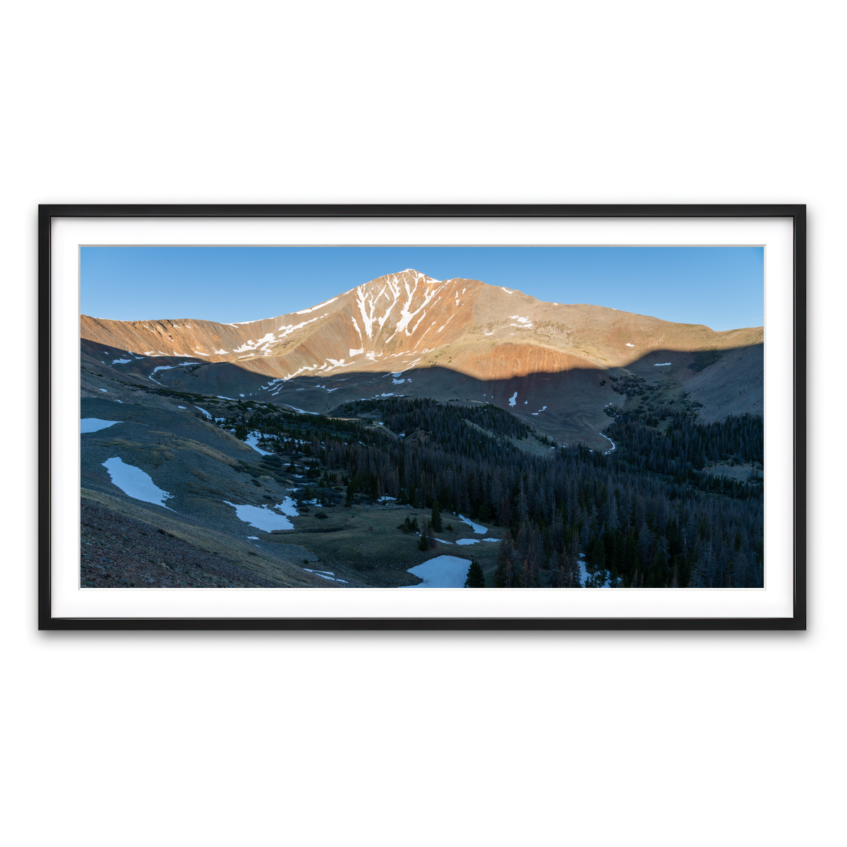 Framed Print 2x1 Black