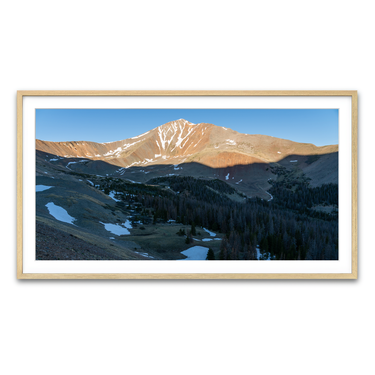 Framed Print 2x1 Natural