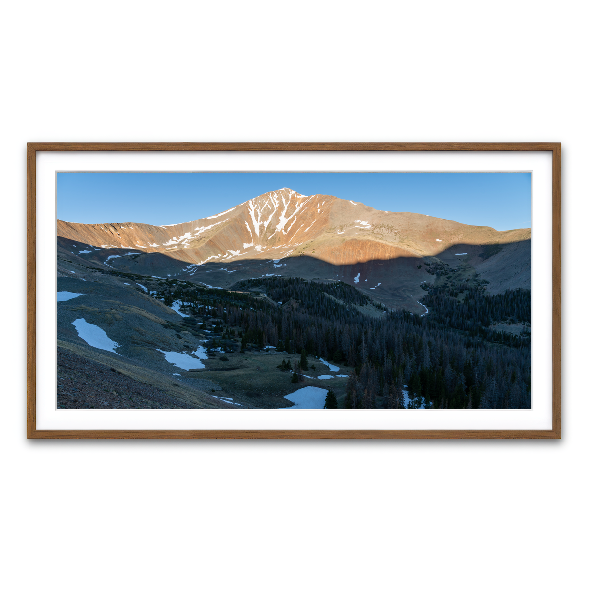 Framed Print 2x1 Walnut