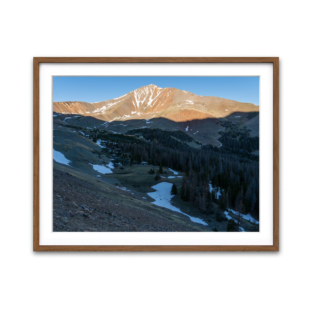 Framed Print 4x3 Walnut