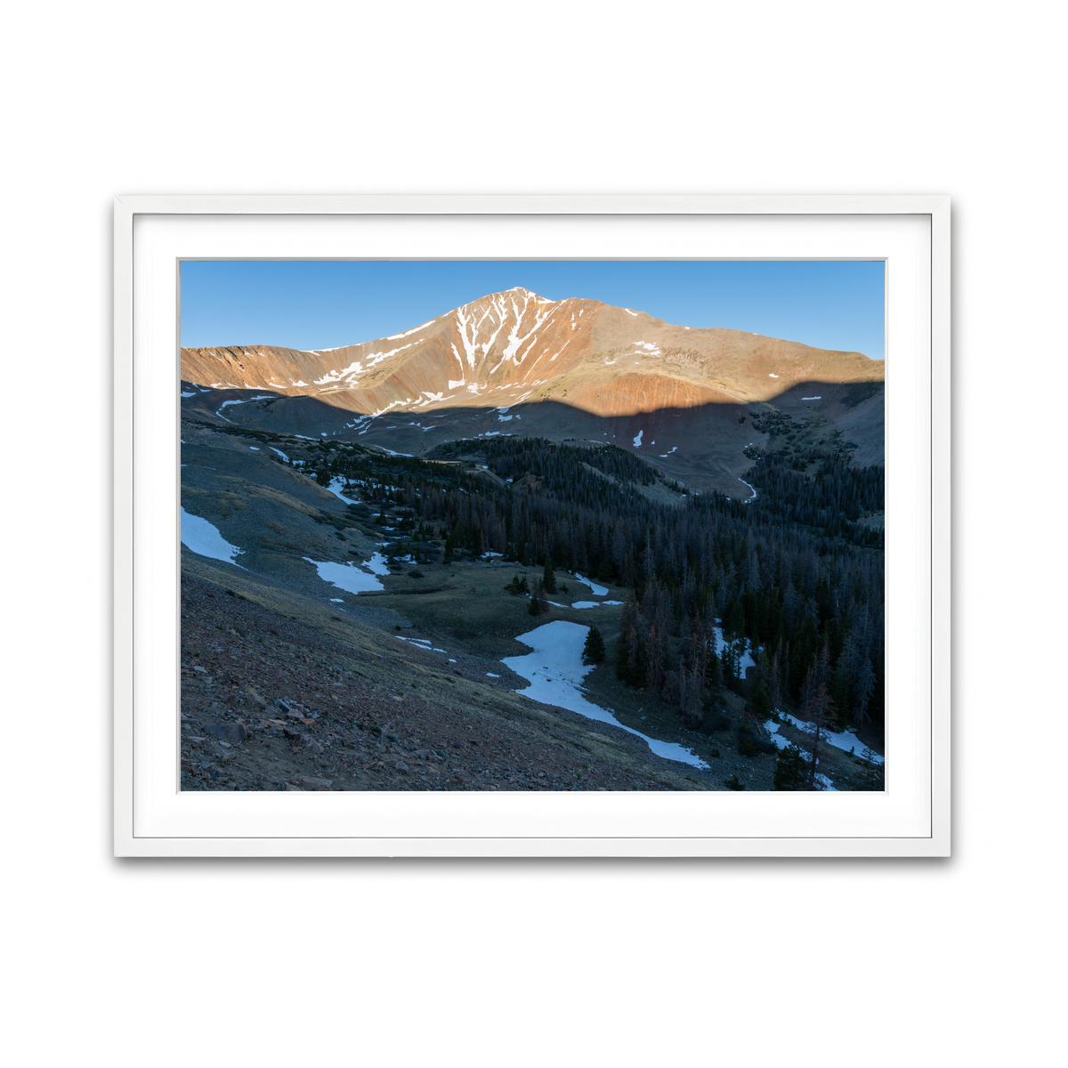 Framed Print 4x3 White
