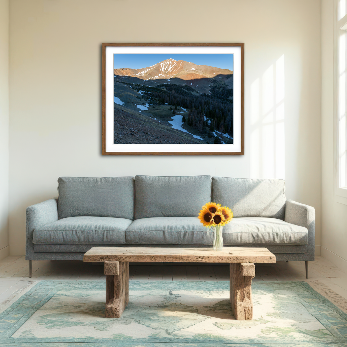 AUTO-MOCKUP ROOM | Mount Antero Wall Art