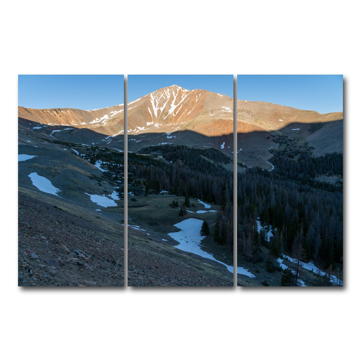 AUTO-MOCKUP WHITE | Mount Antero | 3 Piece | Gallery Wrap Canvas | group=12x24