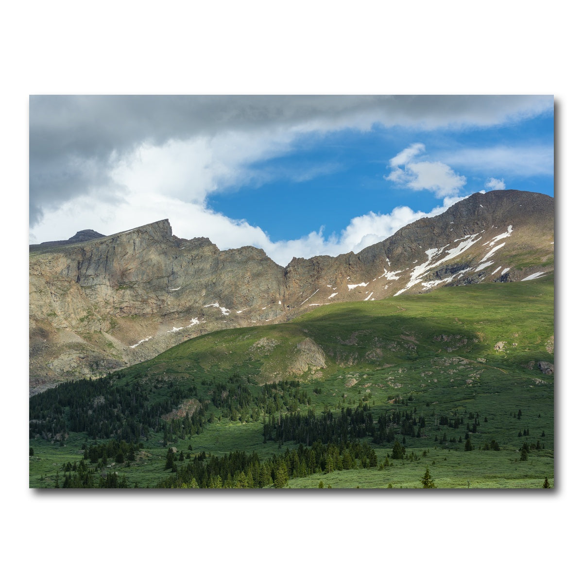 AUTO-MOCKUP WHITE | Mount Bierstadt and The Sawtooth | 1 Piece | Gallery Wrap Canvas | group=4x3