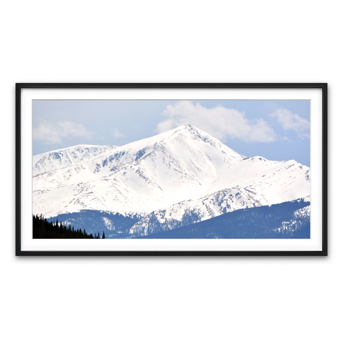 Framed Print 2x1 Black