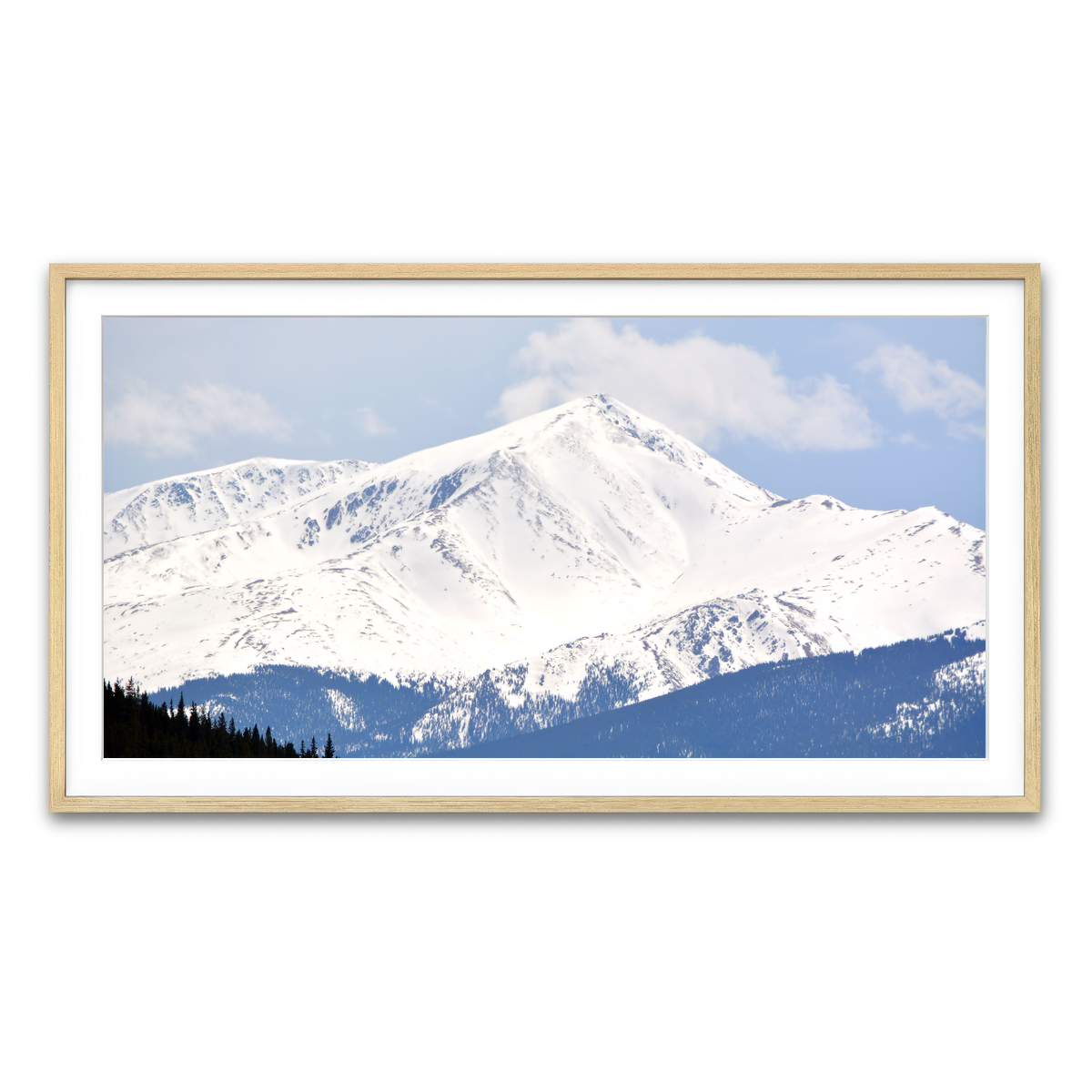 Framed Print 2x1 Natural