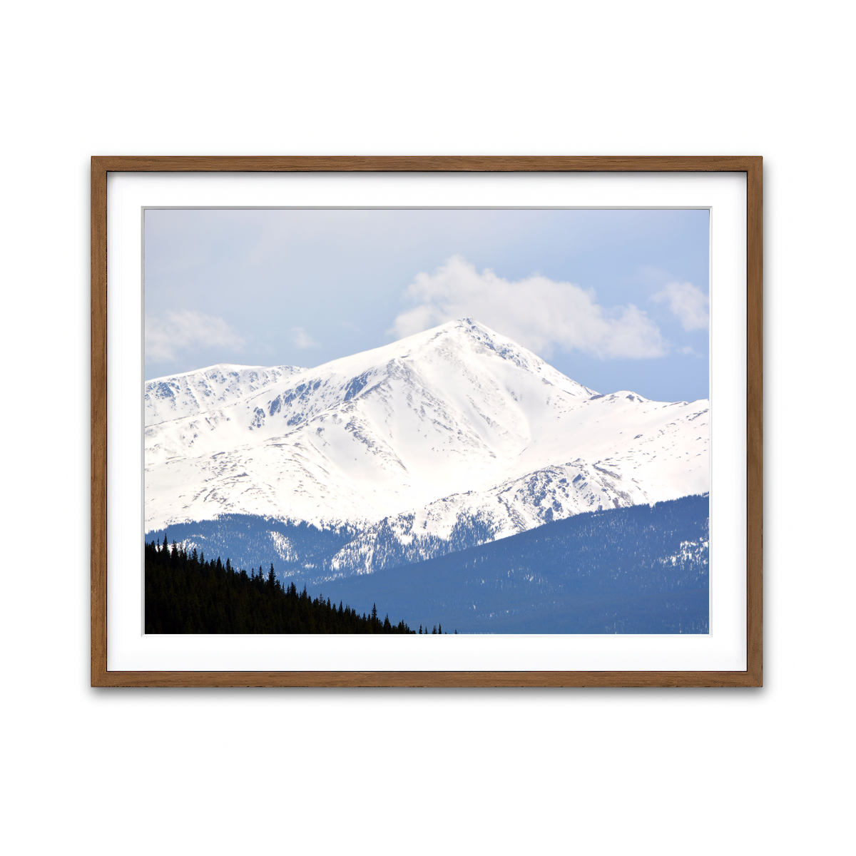 Framed Print 4x3 Walnut