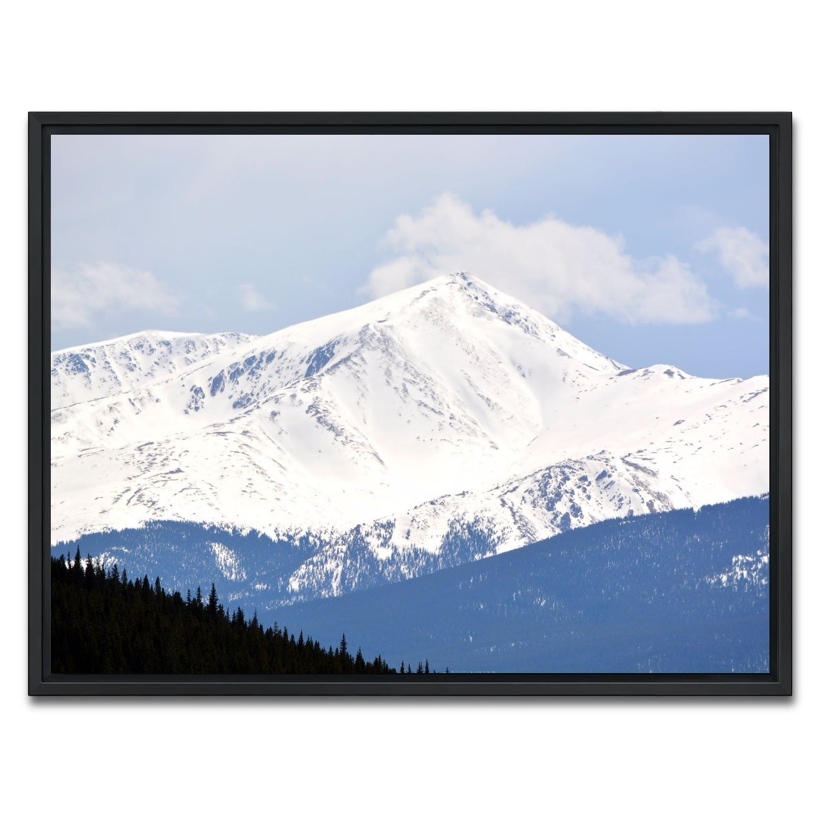 AUTO-MOCKUP WHITE | Mount Elbert | 1 Piece | Black Framed Canvas | group=4x3