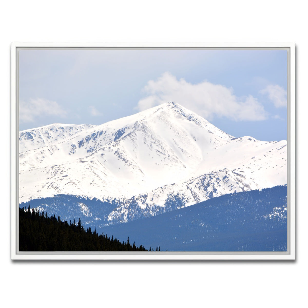 AUTO-MOCKUP WHITE | Mount Elbert | 1 Piece | White Framed Canvas | group=4x3