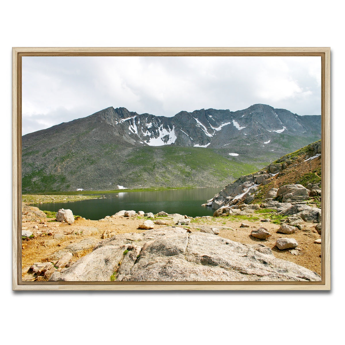 AUTO-MOCKUP WHITE | Mount Evans | 1 Piece | Natural Framed Canvas | group=4x3