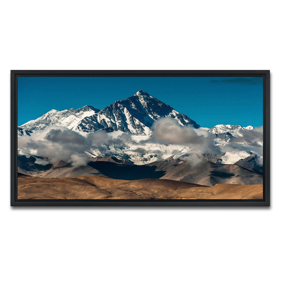 AUTO-MOCKUP WHITE | Mount Everest | 1 Piece | Black Framed Canvas | group=2x1