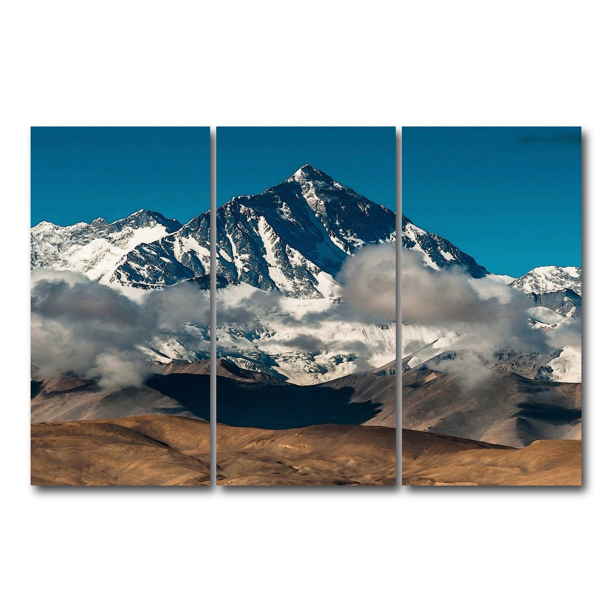 AUTO-MOCKUP WHITE | Mount Everest | 3 Piece | Gallery Wrap Canvas | group=12x24