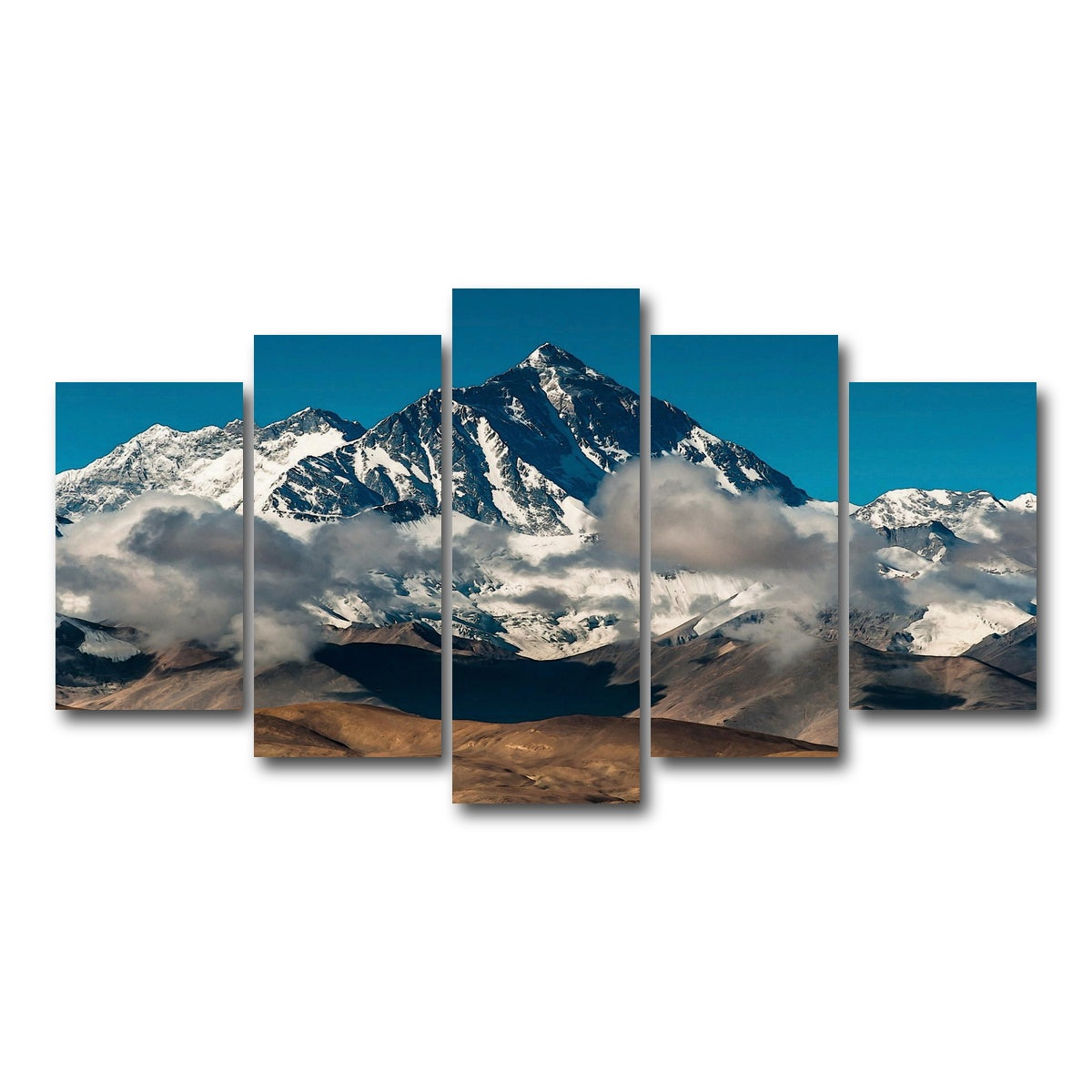 AUTO-MOCKUP WHITE | Mount Everest | 5 Piece | Gallery Wrap Canvas | group=5_normal