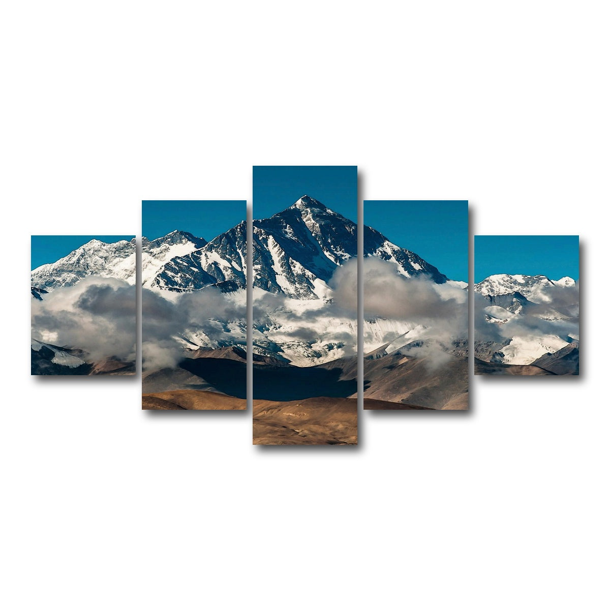 AUTO-MOCKUP WHITE | Mount Everest | 5 Piece | Gallery Wrap Canvas | group=5_short