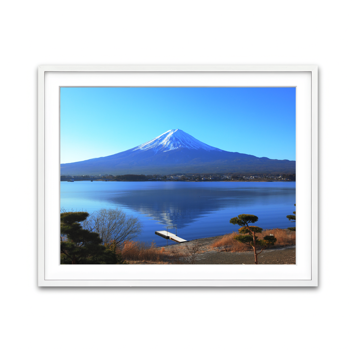 Framed Print 4x3 White