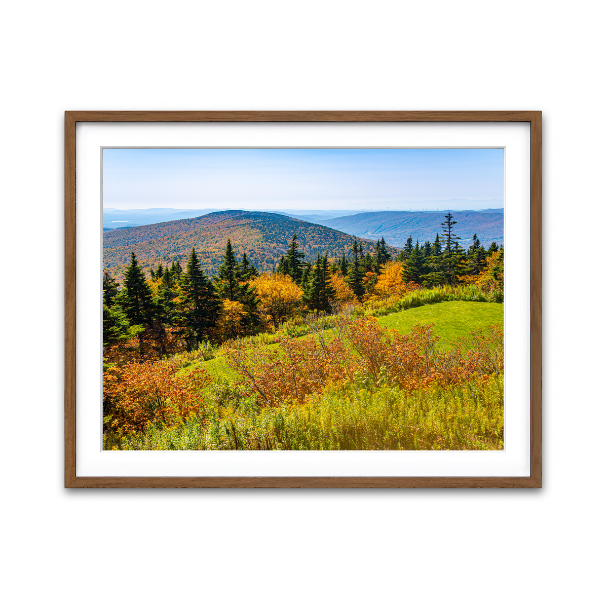 Framed Print 4x3 Walnut