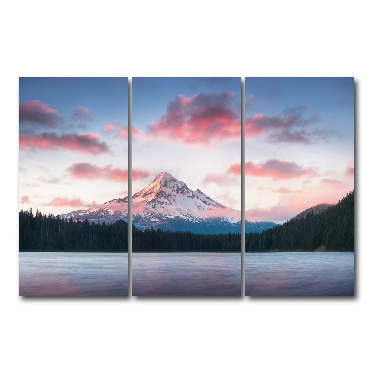 AUTO-MOCKUP WHITE | Mount Hood - Lost Lake | 3 Piece | Gallery Wrap Canvas | group=12x24