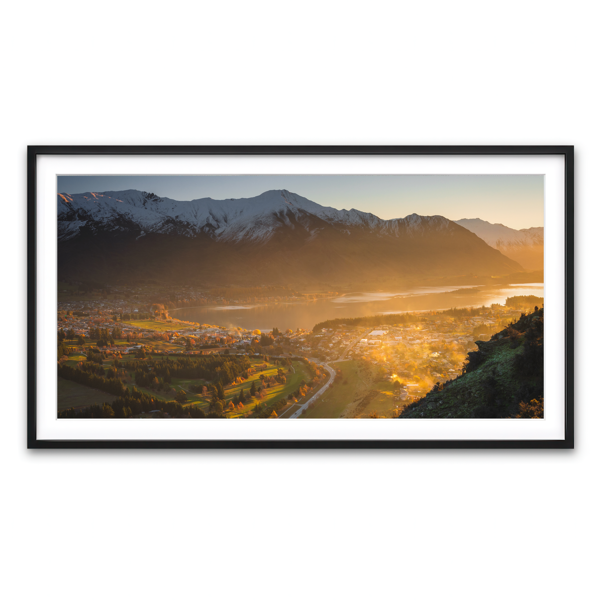 Framed Print 2x1 Black