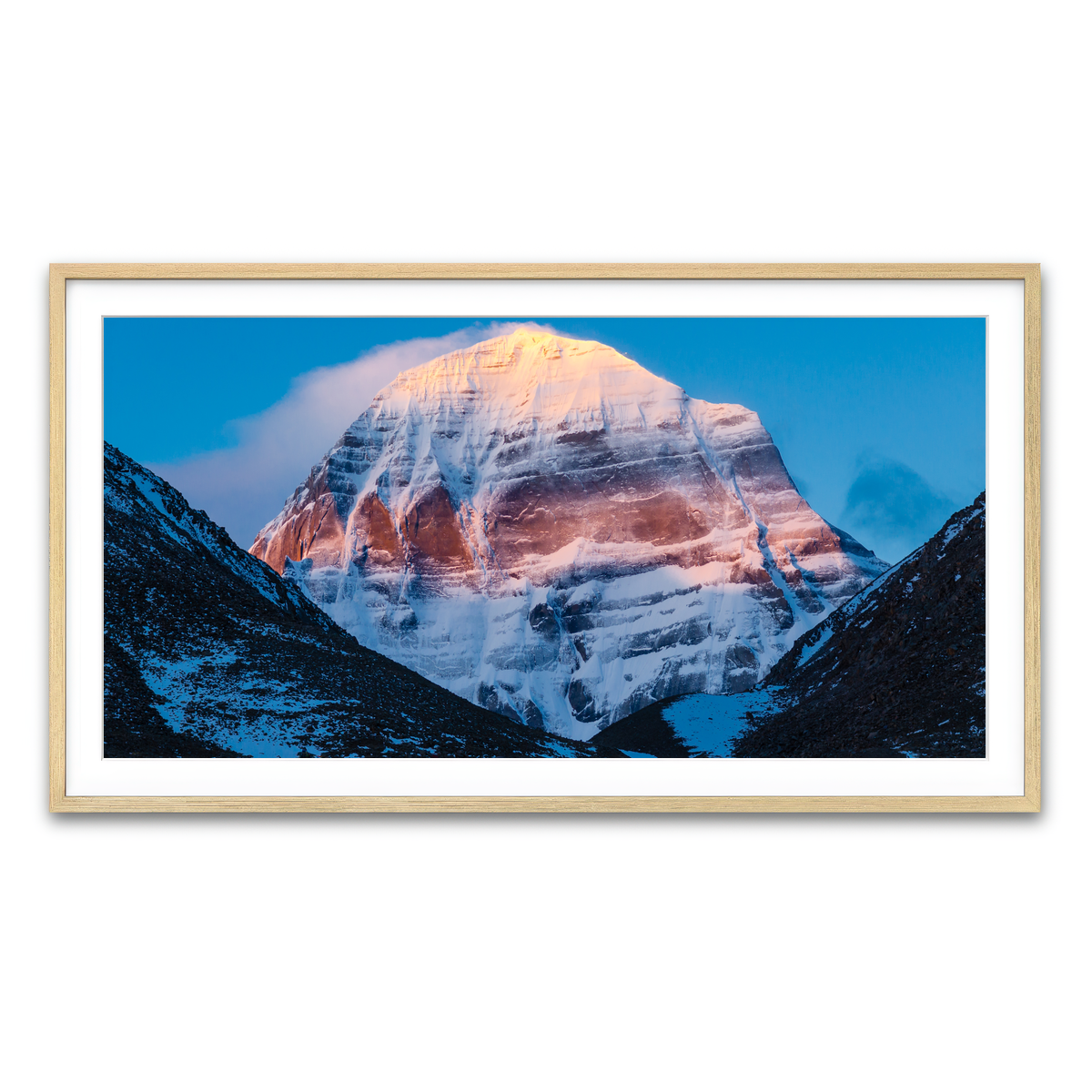 Framed Print 2x1 Natural