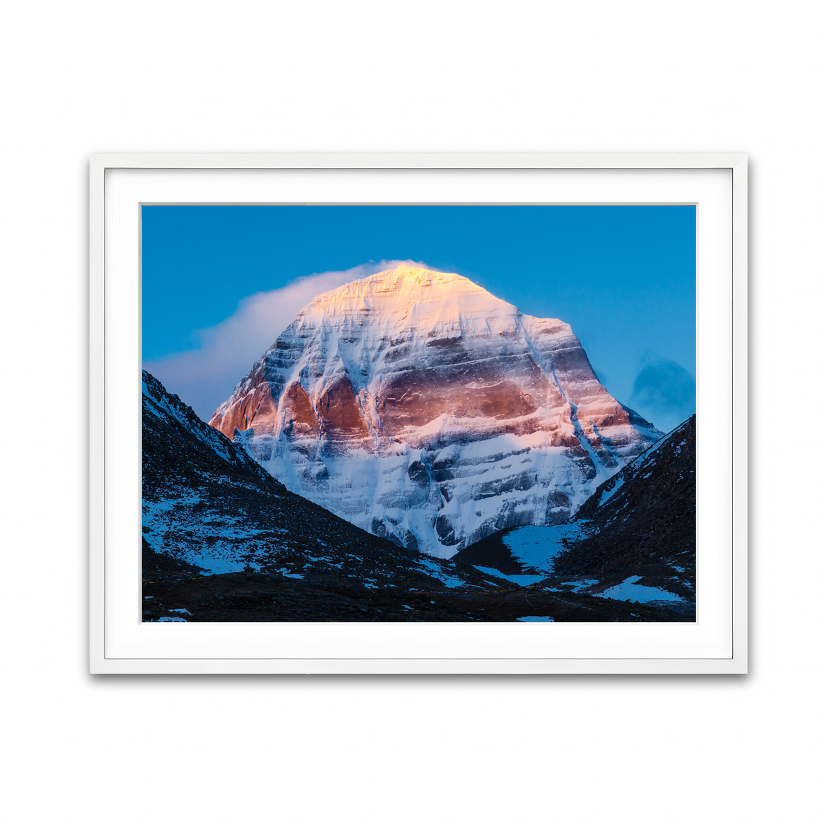 Framed Print 4x3 White