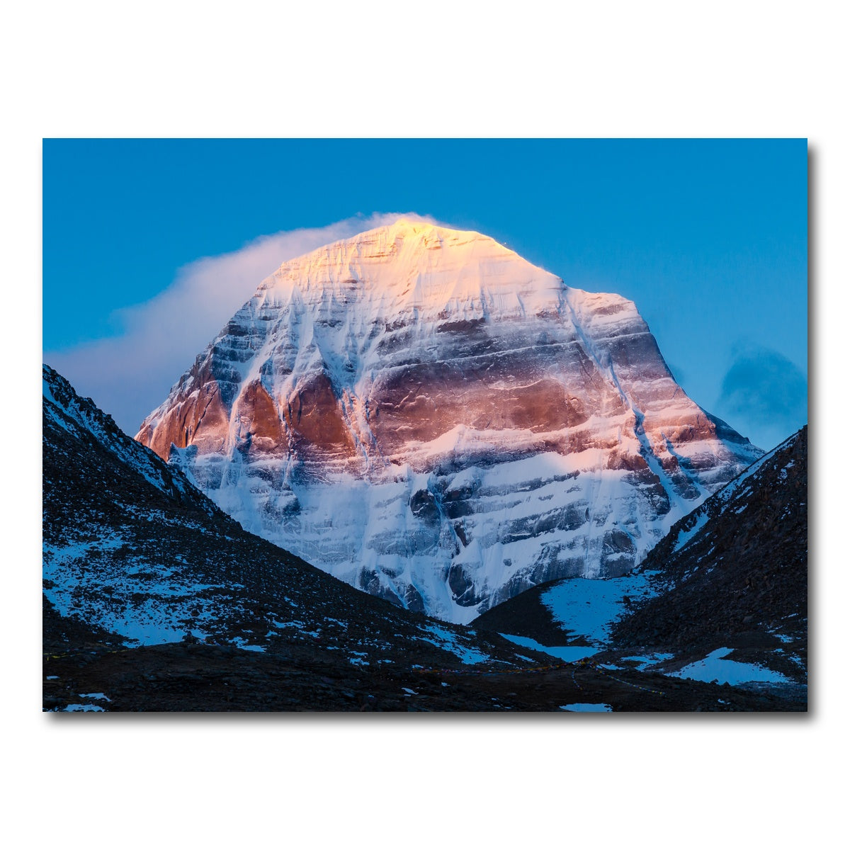 AUTO-MOCKUP WHITE | Mount Kailash - Tibet | 1 Piece | Gallery Wrap Canvas | group=4x3
