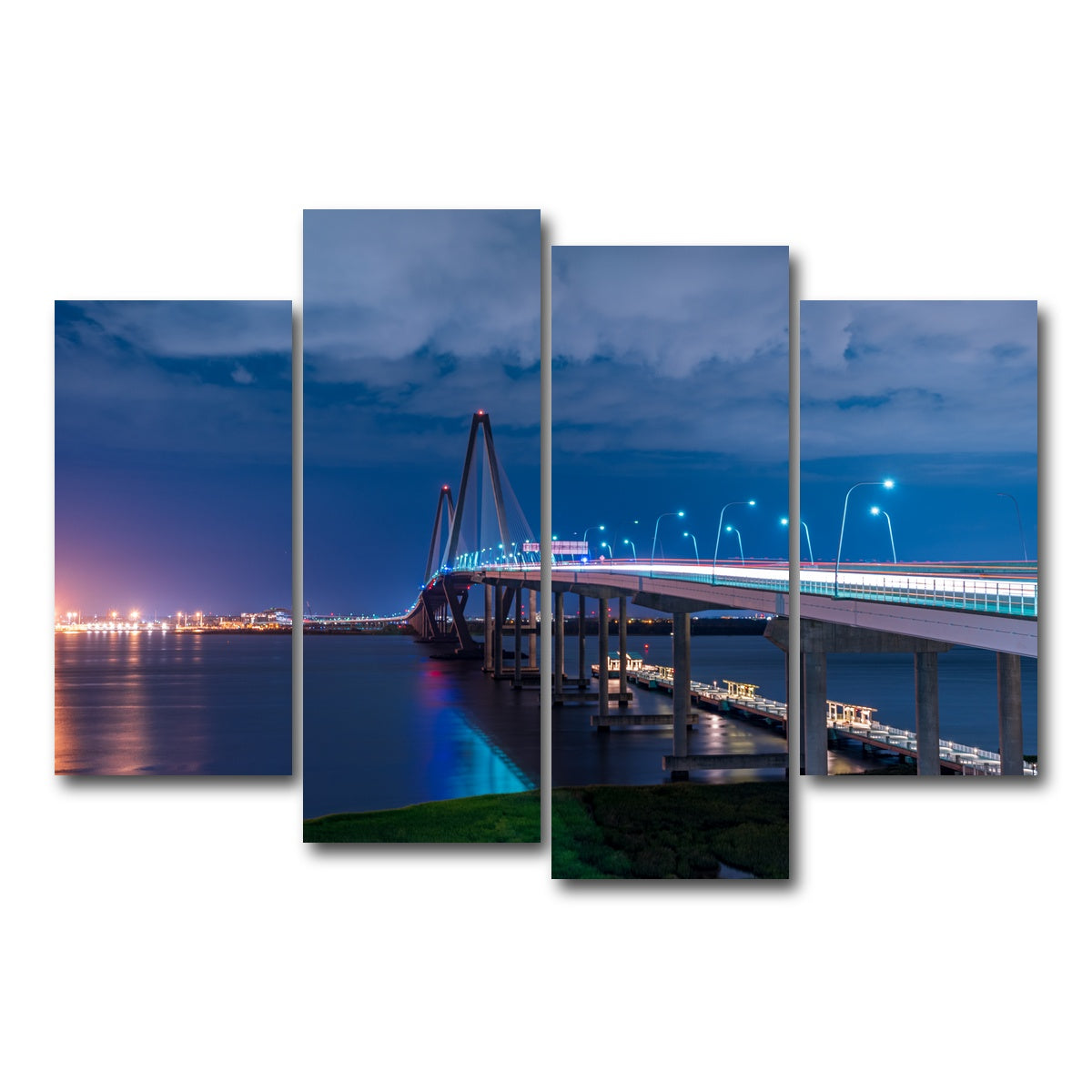 AUTO-MOCKUP WHITE | Mount Pleasant SC | 4 Piece | Gallery Wrap Canvas | group=4_short