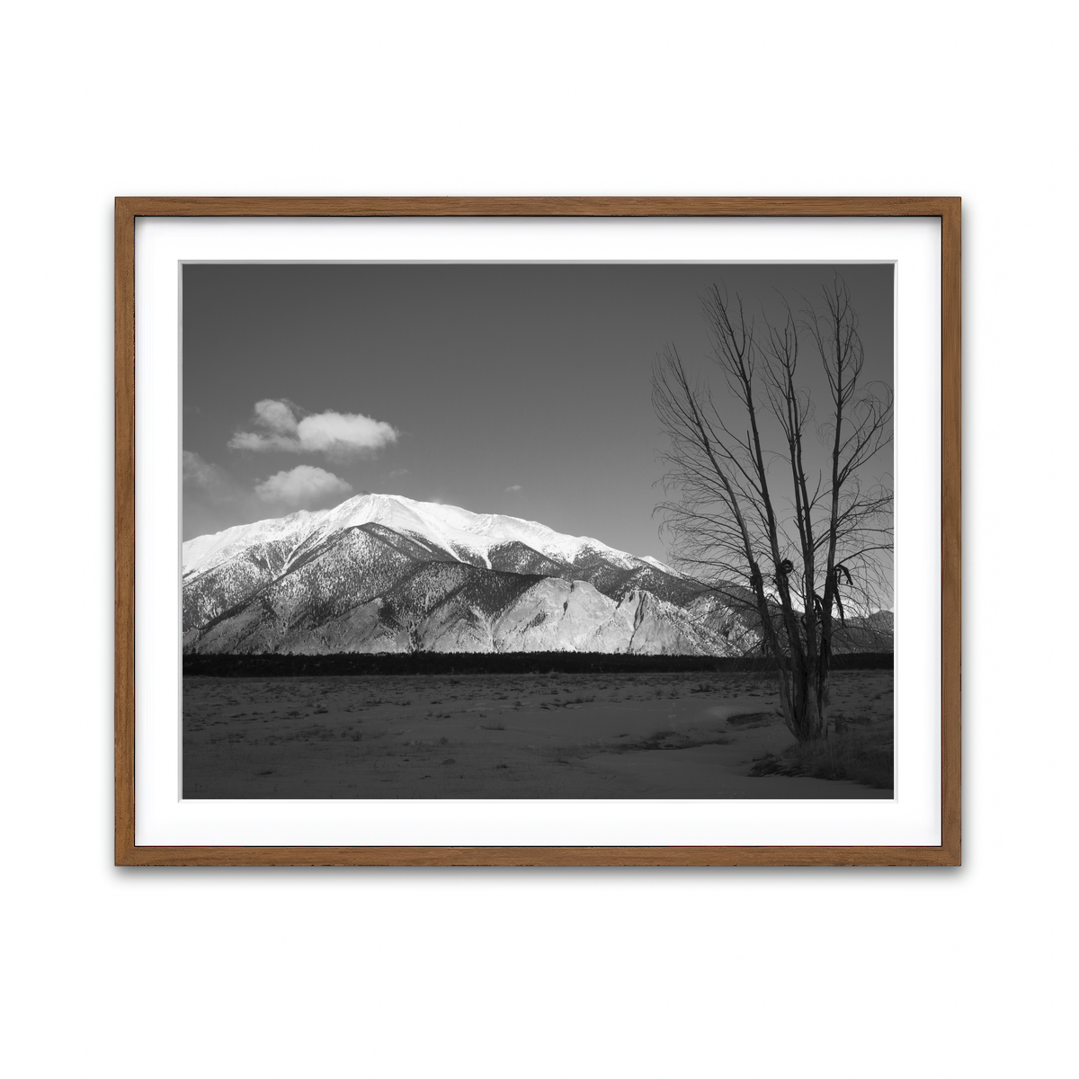 Framed Print 4x3 Walnut